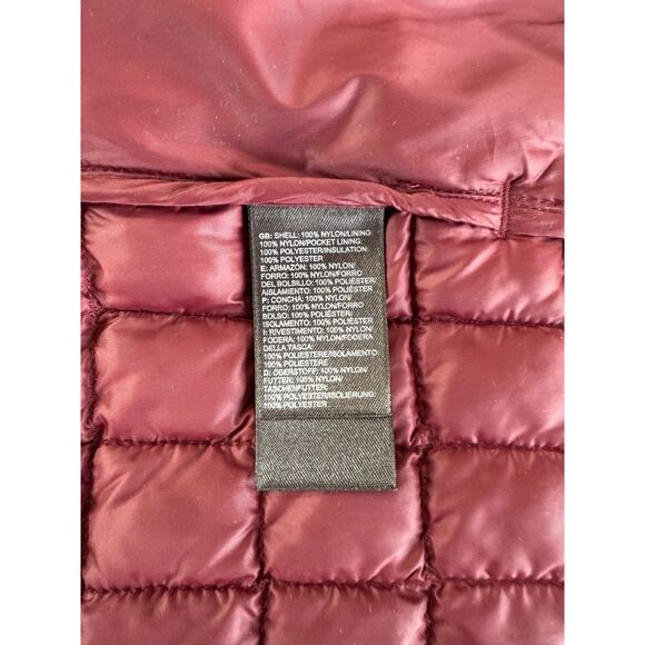 The North Face Women's Small Thermoball Jacket Coat Puffer Puffy Red Maroon - Picture 4 of 12